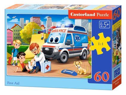 Puzzle Castorland 60 dílků - První pomoc