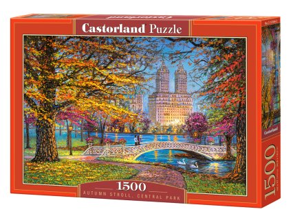 Puzzle Castorland 1500 dílků - Podzimní procházka po Centrál Parku