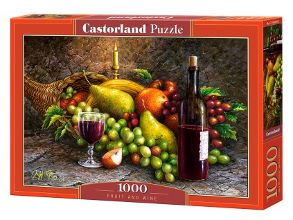 Puzzle Castorland 1000 dílků - Ovoce a víno