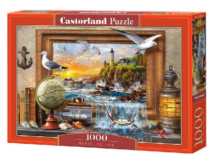 Puzzle Castorland 1000 dílků - Život v přístavu