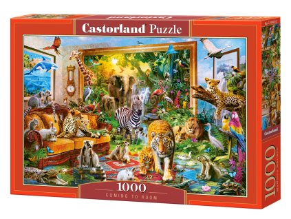 Puzzle Castorland 1000 dílků - Džungle v pokoji
