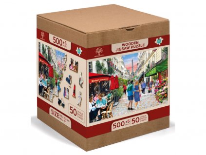 Dřevěné puzzle - Paříž L 505 dílků