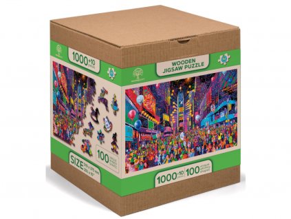 Dřevěné puzzle 1010 dílků Nový rok XL