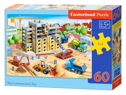 Puzzle Castorland 60 dílků - Velké staveniště