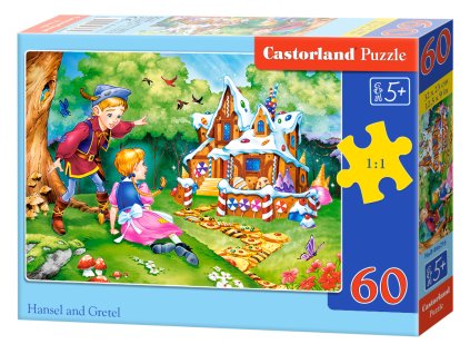 Puzzle Castorland 60 dílků - Jeníček a Mařenka
