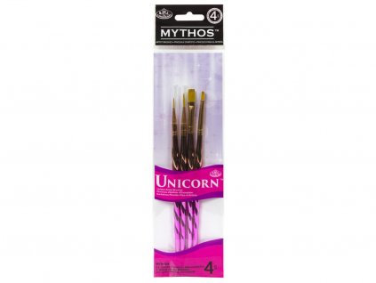 Sada štětců -4 ks ,,Mythos Unicorn" 4,8,3, 3/0