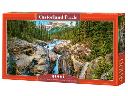 Puzzle Castorland 4000 dílků - Mistaya Canyon, Banff National Park, Kanada