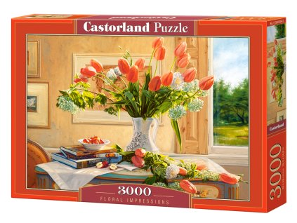 Puzzle Castorland 3000 dílků - Květinové zátiší