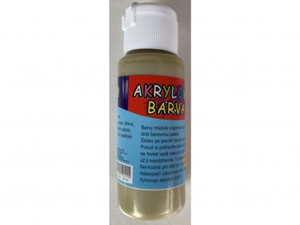 Akrylová barva 60ml - tmavě zlatá