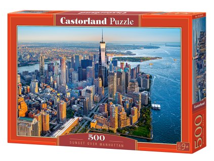 Puzzle Castorland 500 dílků - Sunset over Manhattan