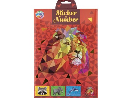 Papírová intarzie podle čísel, A4- lev
