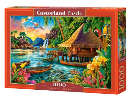Puzzle Castorland 1000 dílků - TROPICAL ISLAND