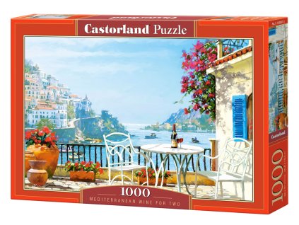 Puzzle Castorland 1000 dílků - Víno pro dva