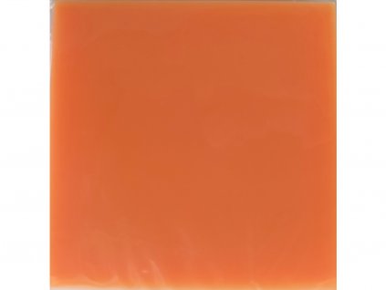 Guma pro linoryt 5 x 5 x 0,9 cm - oranžová