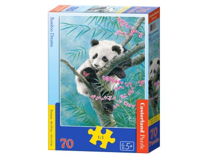 Puzzle Castorland 70 dílků premium - Pandí snění