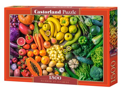 Puzzle Castorland 1500 dílků - Duha plná vitamínů