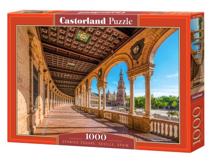 Puzzle Castorland 1000 dílků - Španělské náměstí Seville, Španělsko