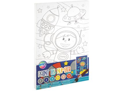 Malování podle čísel na plátno 20x30cm - Vesmír