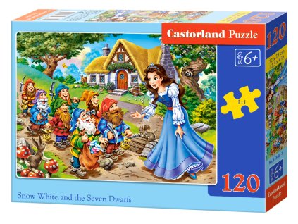 Puzzle Castorland 120 dílků -  Sněhurka a sedm trpaslíků