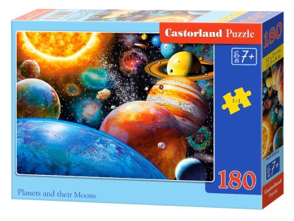 Puzzle Castorland 180 dílků - Planetky