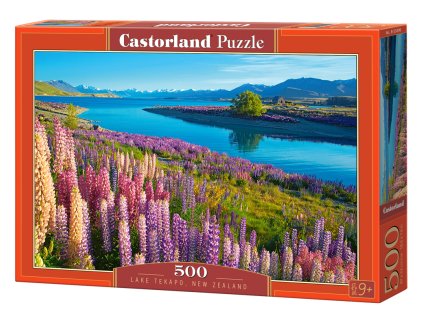 Puzzle Castorland 500 dílků -Jezero Tekapo, Nový Zéland