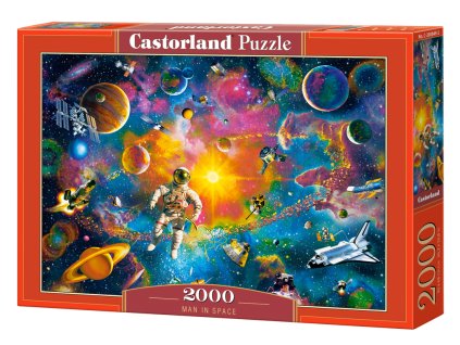 Puzzle Castorland 2000 dílků - Člověk ve vesmíru