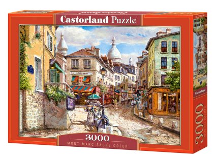 Puzzle Castorland 3000 dílků -Mont Marc Sacre Coeur
