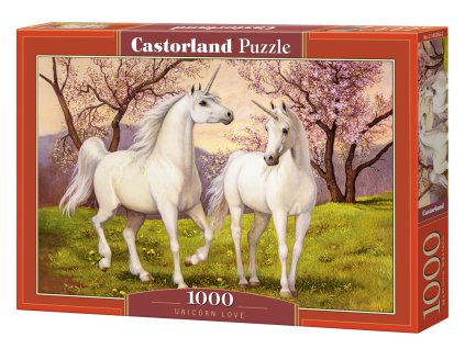 Puzzle Castorland 1000 dílků -Jednorožčí láska