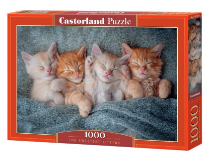 Puzzle Castorland 1000 dílků - Nejsladší koťátka