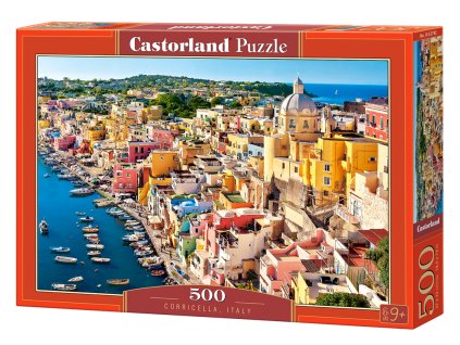 Puzzle Castorland 500 dílků -  Corricella, Itálie