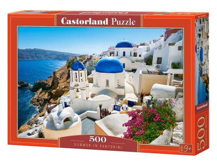 Puzzle Castorland 500 dílků - Léto na Santorini, Řecko
