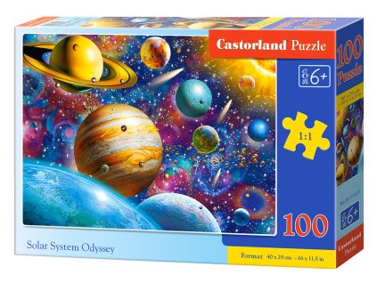 Puzzle Castorland 100 dílků premium - Sluneční soustava