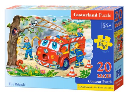 Puzzle Castorland MAXI 20 dílků - Hasiči