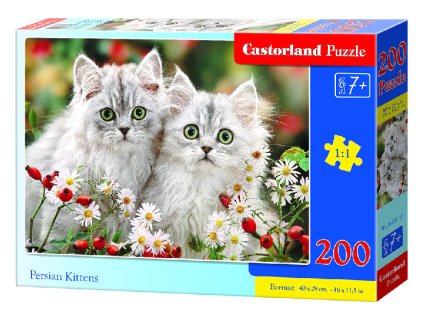 Puzzle Castorland 200 dílků premium - Perská koťata