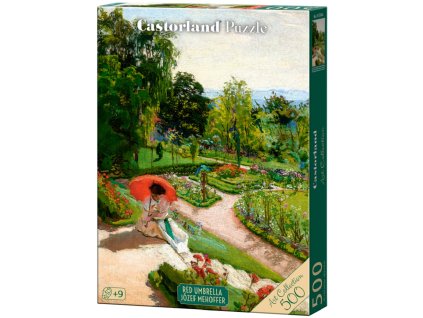 Puzzle Castorland Art Collection 500 dílků - Červený deštník, Józef Mehoffer