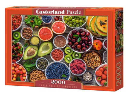 Puzzle Castorland 2000 dílků - Tabule plná zdravého jídla