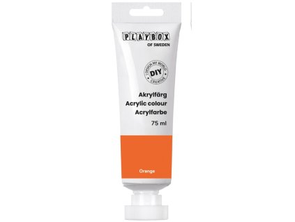 Akrylová barva 75ml -oranžová