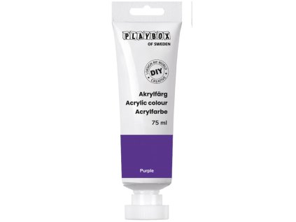 Akrylová barva 75ml -fialová