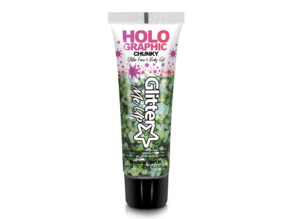 HGTH145 Green Envy Chunky Holographic Glitter Gel