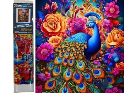 diamantové malovani pav 30x40cm