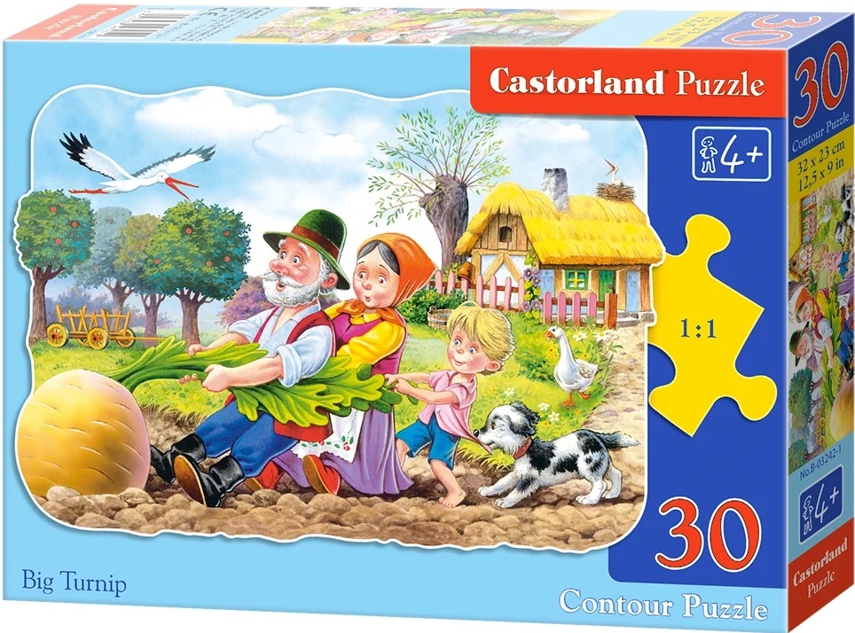 Puzzle Castorland 30 dílků - O veliké řepě