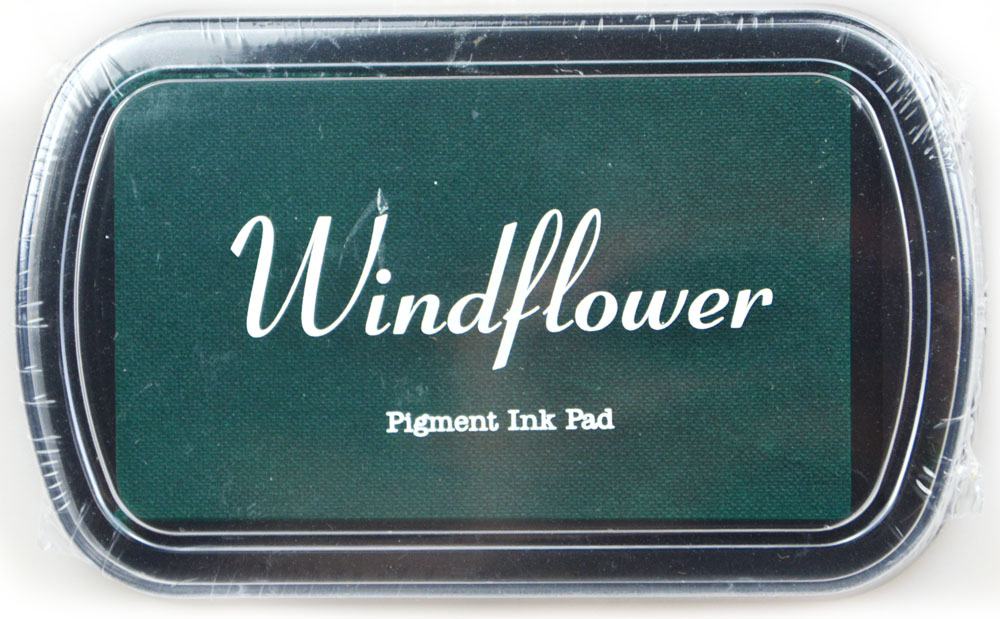 Polštářek pro razítkování na papír - Zelená tmavá