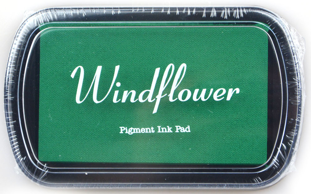 Polštářek pro razítkování na papír - Zelená