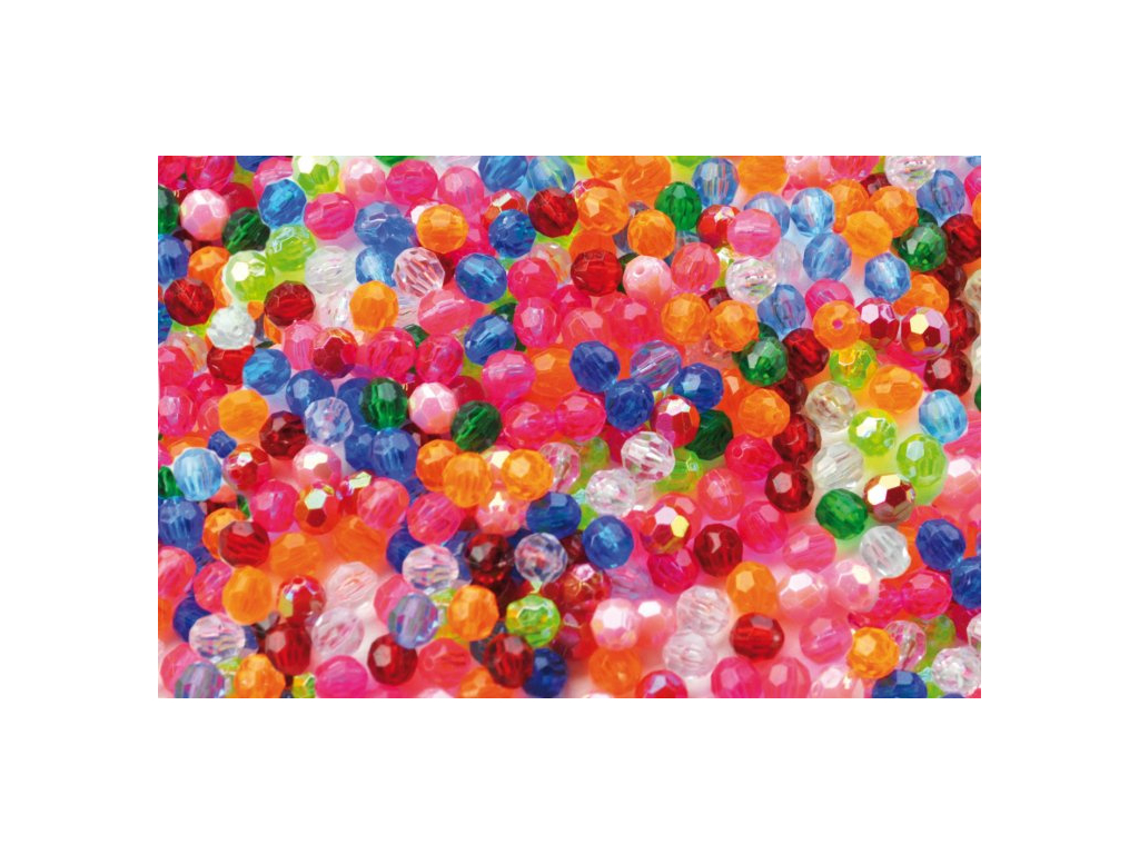 Korálky krystal 250ks