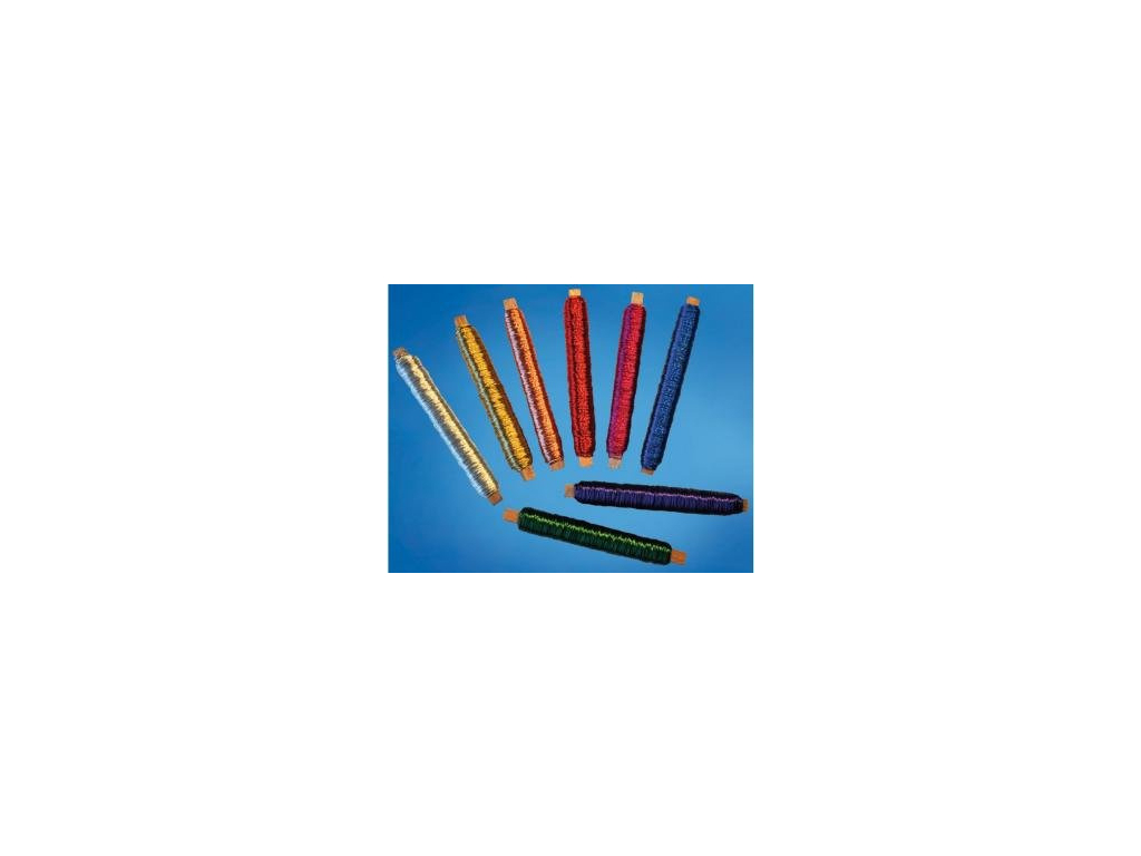 Barevný drátek 50m x 0,5mm MODRÝ