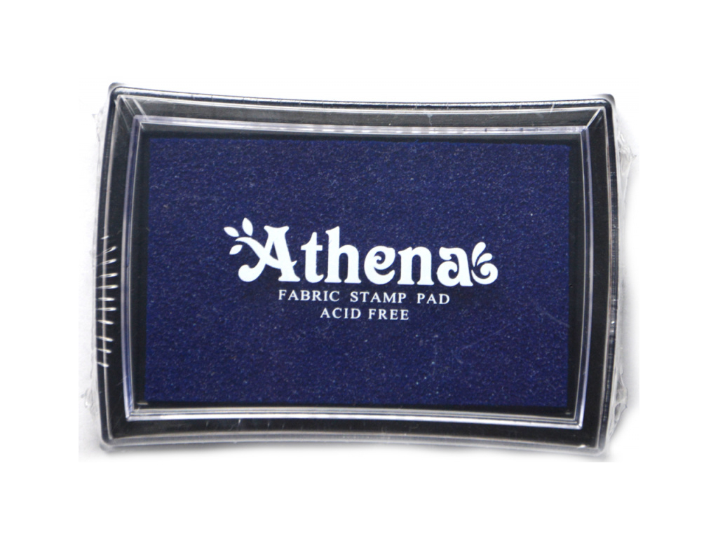 Poduška pro razítkování na TEXTIL - modrá