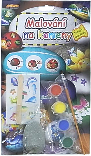 Malování na kameny - blistr