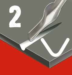 Sada pro linoryt -10 různých nožů.