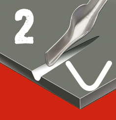 Sada pro linoryt 3v1 - 5 různých nožů