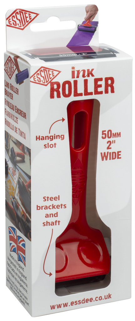 Váleček na linoryt, gumový 5 cm ESSDEE